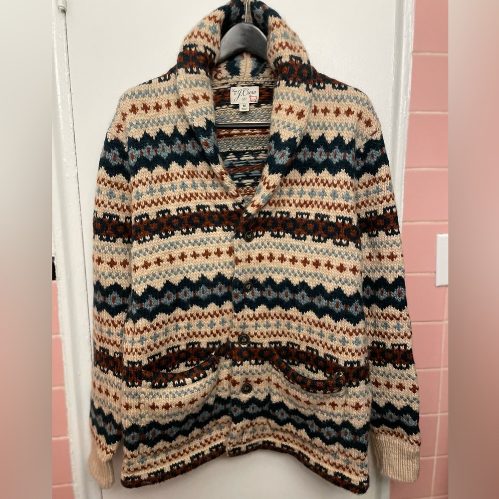 JCREW CHUNKY CARDIGAN
